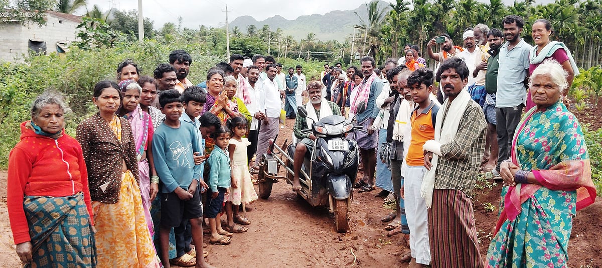 ಮಾರುತಿಹಳ್ಳಿ ಎಂಬ ಕುಗ್ರಾಮ, ಸೌಲಭ್ಯಕ್ಕೆ ಸಂಗ್ರಾಮ