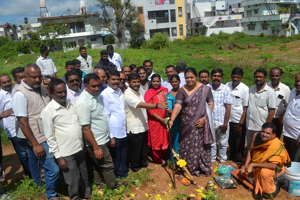 ಮಂಜುನಾಥ ಬಡಾವಣೆ ಸಮಗ್ರ ಅಭಿವೃದ್ಧಿಗೆ ₹ 5.50 ಕೋಟಿ: ಶಾಸಕ ಜಿ.ಡಿ.ಹರೀಶ್‌ಗೌಡ