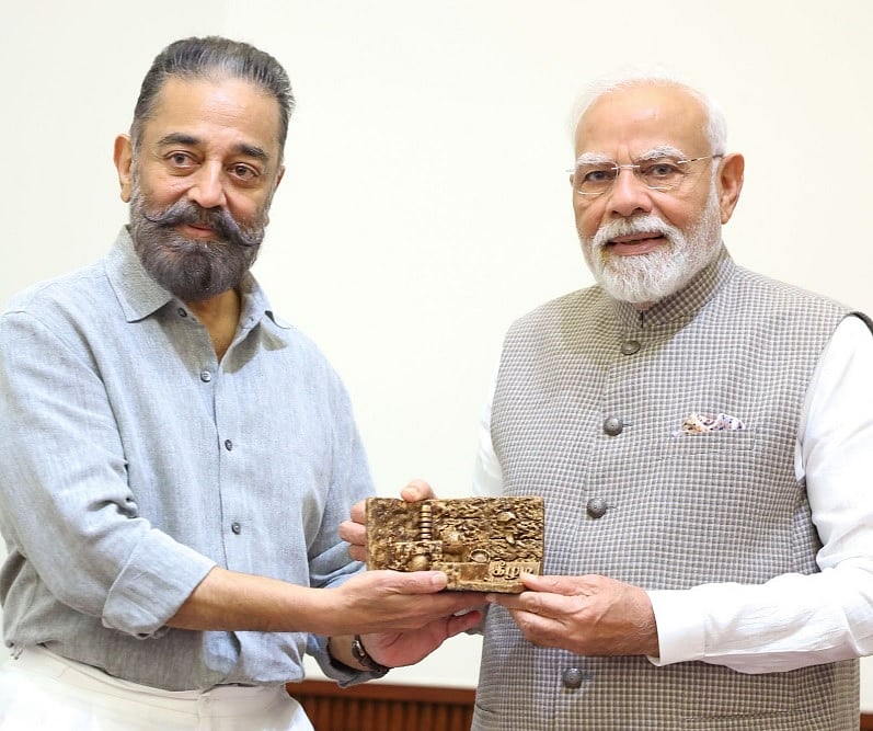 ಪ್ರಧಾನಿ ಮೋದಿ ಭೇಟಿಯಾದ ರಾಜ್ಯಸಭೆ ಸದಸ್ಯ, ನಟ ಕಮಲ್ ಹಾಸನ್