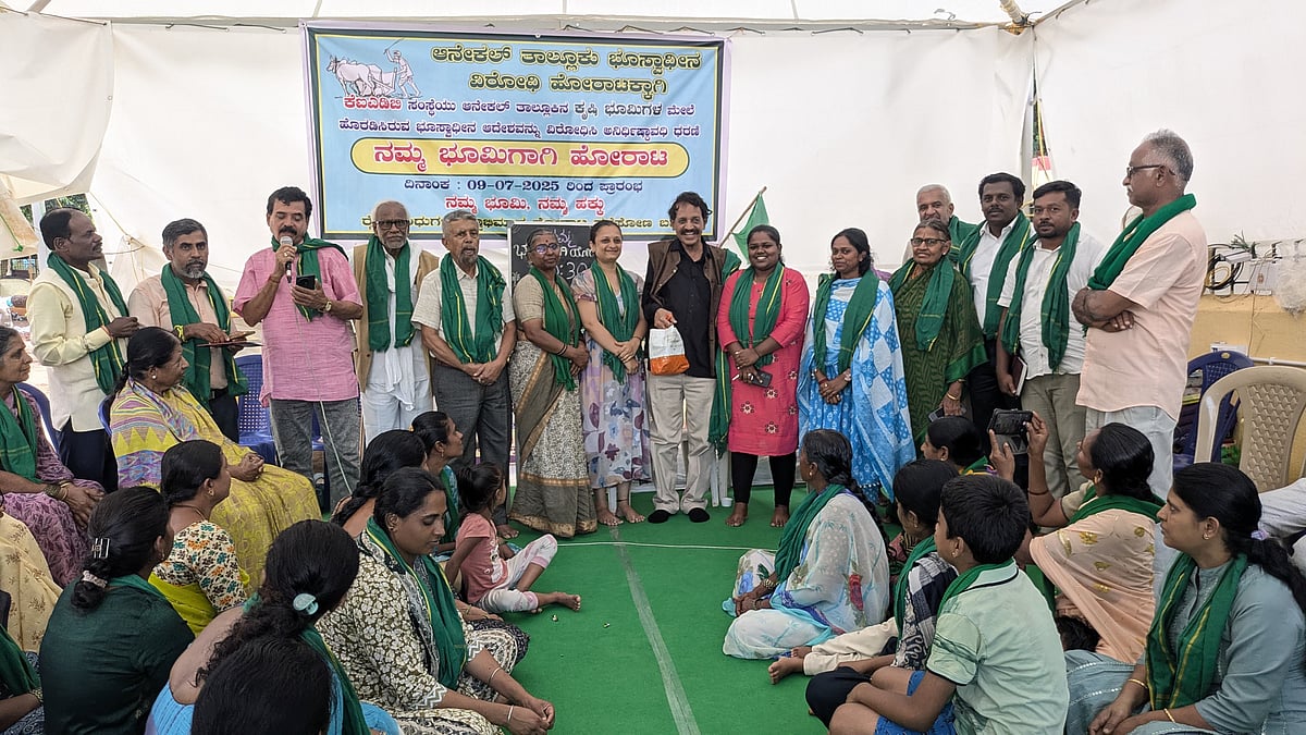 ಆನೇಕಲ್: ರೈತರ ನೋವಿಗೆ ಧ್ವನಿಯಾದ ಕವಿಗಳ ಹಾಡು