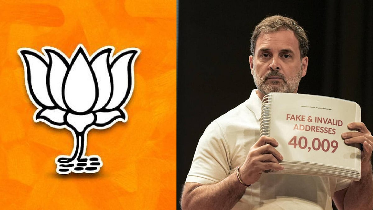 Vote Chori | ಕಾಂಗ್ರೆಸ್ ಪ್ರತಿಭಟನೆ: ರಾಹುಲ್ ಗಾಂಧಿಗೆ 13 ಪ್ರಶ್ನೆ ಕೇಳಿದ BJP