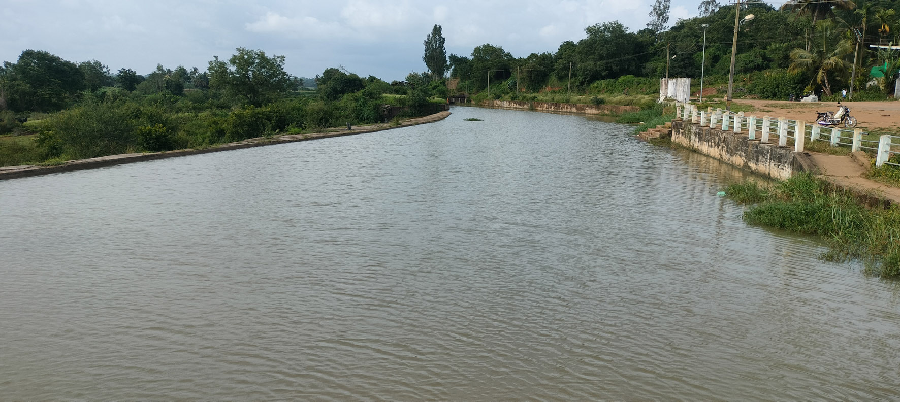 ಕಂಚಿನೆಗಳೂರ ವಡ್ಡು ಭಾಗದಲ್ಲಿ ಹರಿಯುವ ಧರ್ಮಾ ನದಿ 