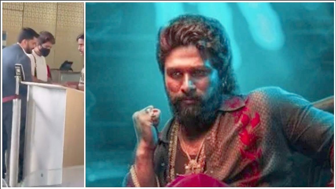 ‘ಪುಷ್ಪ’ನ ಮಾಸ್ಕ್, ಕೂಲಿಂಗ್ ಗ್ಲಾಸ್ ತೆಗೆಸಿದ ಏರ್‌ಪೋರ್ಟ್ ಭದ್ರತಾ ಸಿಬ್ಬಂದಿ