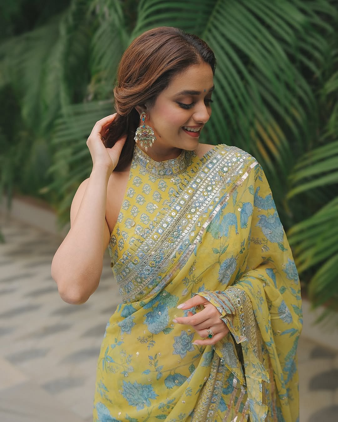 PHOTOS |ಸೀರೆಯುಟ್ಟು ಪಡ್ಡೆಹೈಕ್ಳ ನಿದ್ದೆಗೆಡಿಸಿದ ನಟಿ ಕೀರ್ತಿ ಸುರೇಶ್