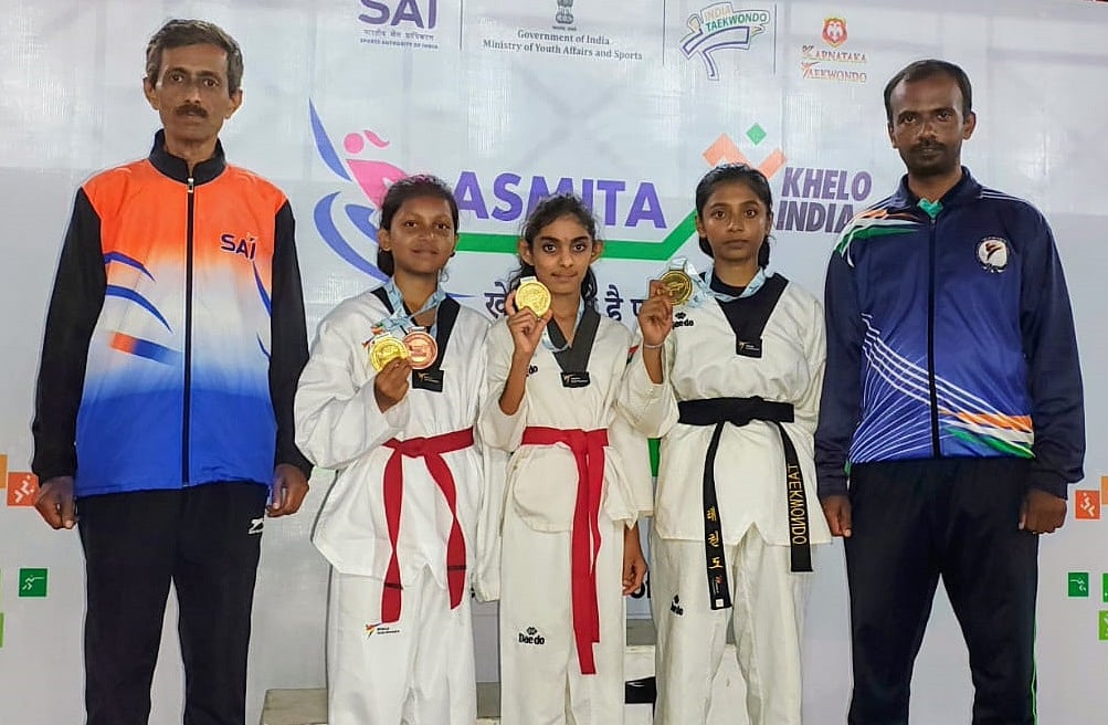 ಟೇಕ್ವಾಂಡೊ: ರಾಮನಗರದ ಮೂವರಿಗೆ ಚಿನ್ನದ ಪದಕ