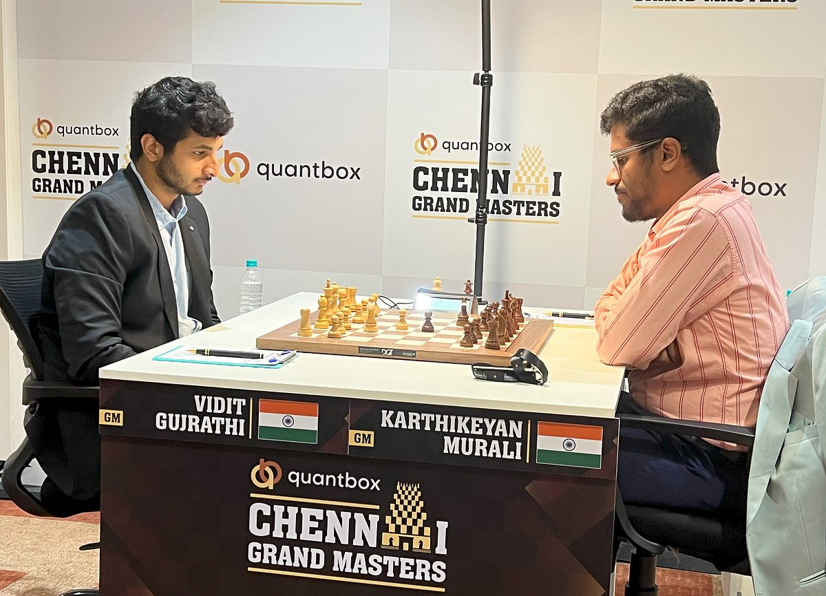 Chennai Grand Masters 2025: ಕಾರ್ತಿಕೇಯನ್‌ಗೆ ಮಣಿದ ವಿದಿತ್