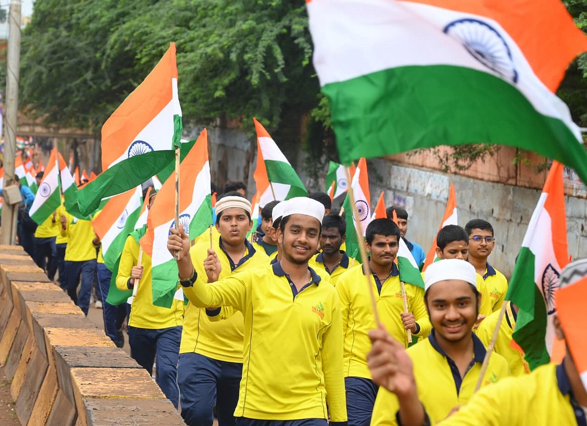 ಬೀದರ್: ಸ್ವಾತಂತ್ರ್ಯ ದಿನಾಚರಣೆ ಅಂಗವಾಗಿ ತಿರಂಗಾ‌ ಯಾತ್ರೆ ಸಂಭ್ರಮ