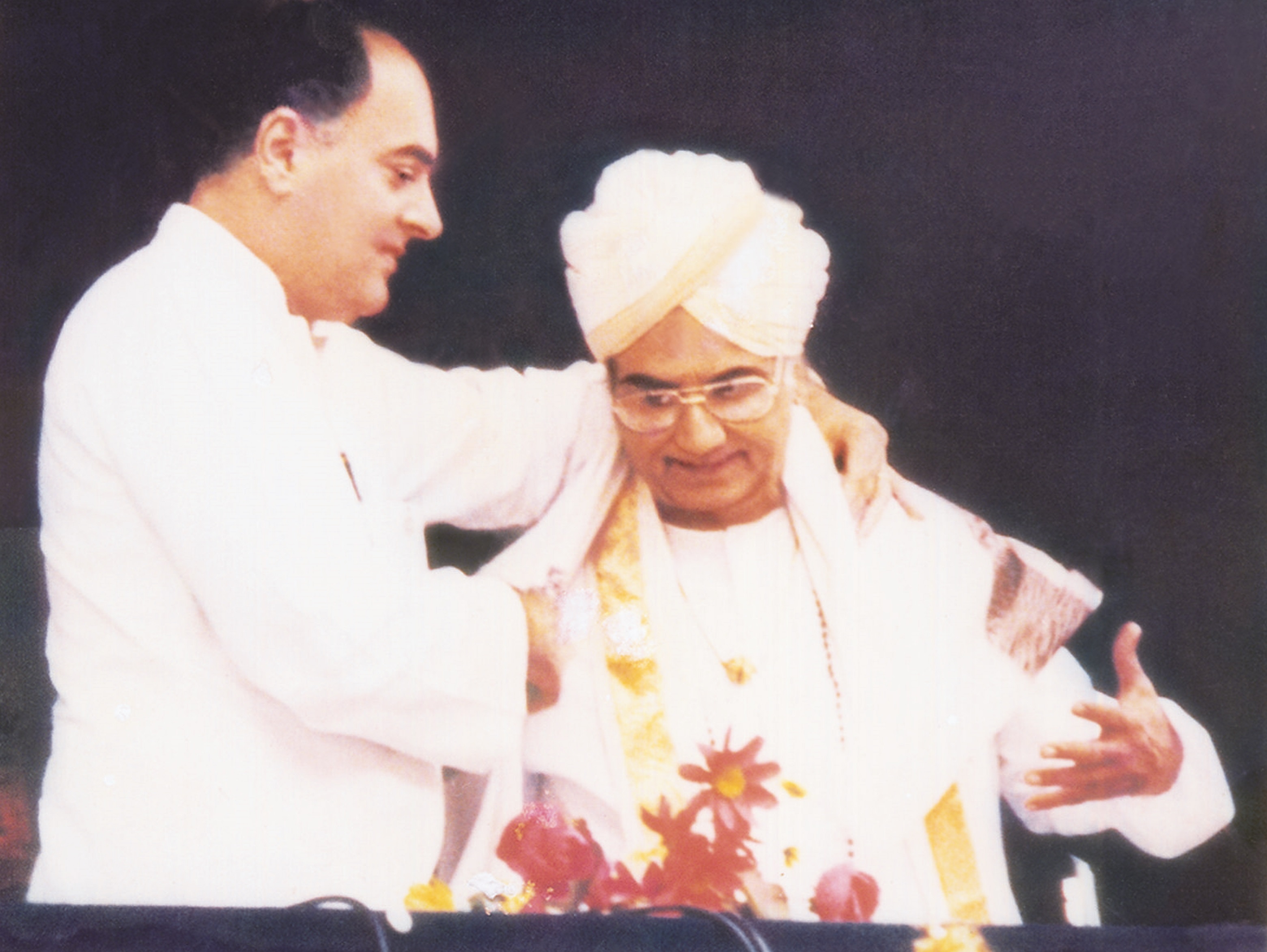 ಮಾಜಿ ಪ್ರಧಾನಿ ರಾಜೀವ್‌ ಗಾಂಧಿ ಜೊತೆಗೆ ಶರಣಬಸವಪ್ಪ ಅಪ್ಪ