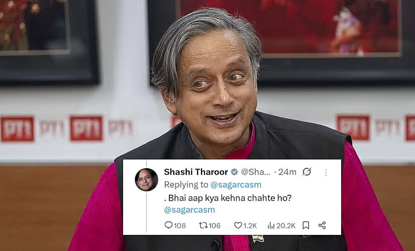 ನೆಟ್ಟಿಗನ ಇಂಗ್ಲಿಷ್‌ಗೆ ಬೆರಗಾದ ಶಶಿ ತರೂರ್!