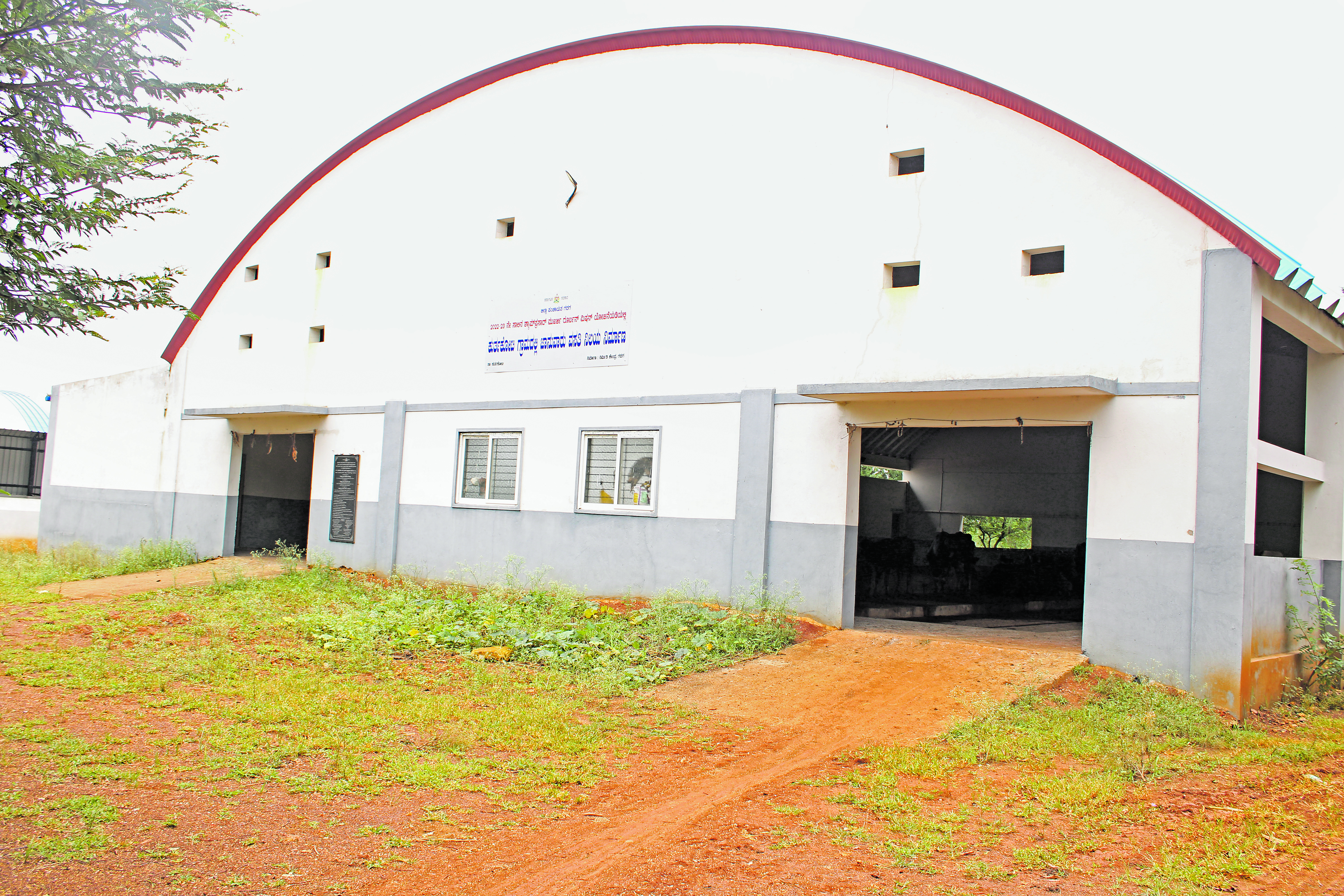 ಜಾನುವಾರು ವಸತಿನಿಲಯದ ಹೊರನೋಟ
