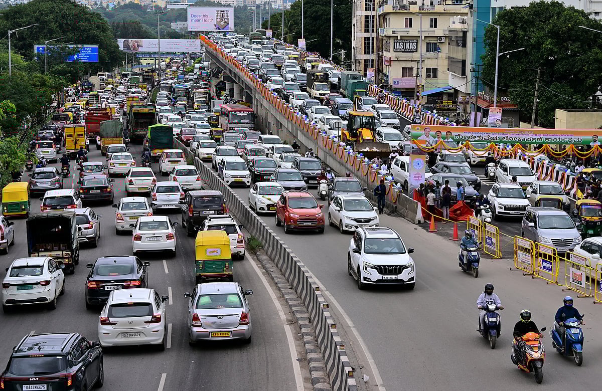 ಹೆಬ್ಬಾಳ ಜಂಕ್ಷನ್ ಬಳಿ ನಿರ್ಮಿಸಿರುವ ಹೊಸ ಮೇಲ್ಸೇತುವೆ ಸಂಚಾರಕ್ಕೆ ಮುಕ್ತ
