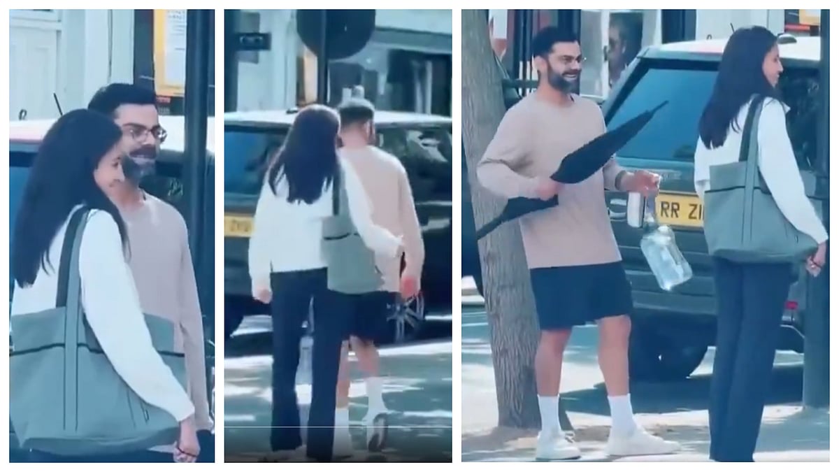 Video | ಲಂಡನ್‌ನಲ್ಲಿ ಕೊಹ್ಲಿ–ಅನುಷ್ಕಾ: ಸಾಮಾನ್ಯರಂತೆ ಅಡ್ಡಾಡಿದ ಸ್ಟಾರ್ ದಂಪತಿ