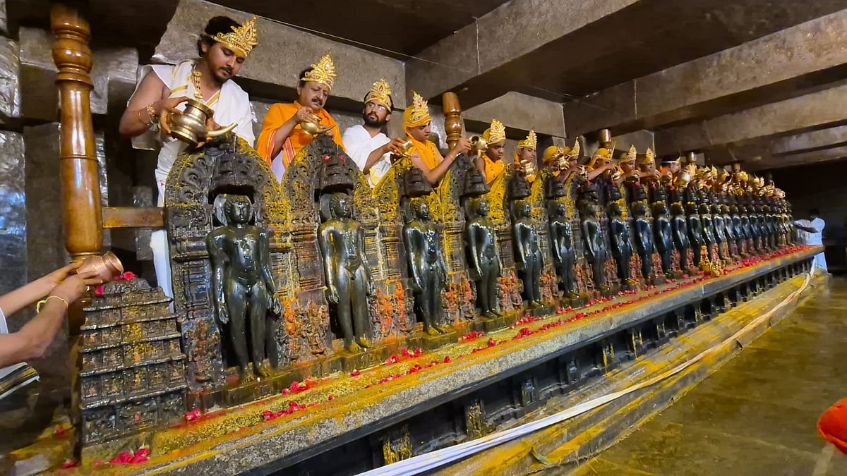 ಶ್ರವಣಬೆಳಗೊಳ: ಸಂಪೂರ್ಣ ಧಾಮ ಸಂಪ್ರೋಕ್ಷಣೆ ವಿಧಿ