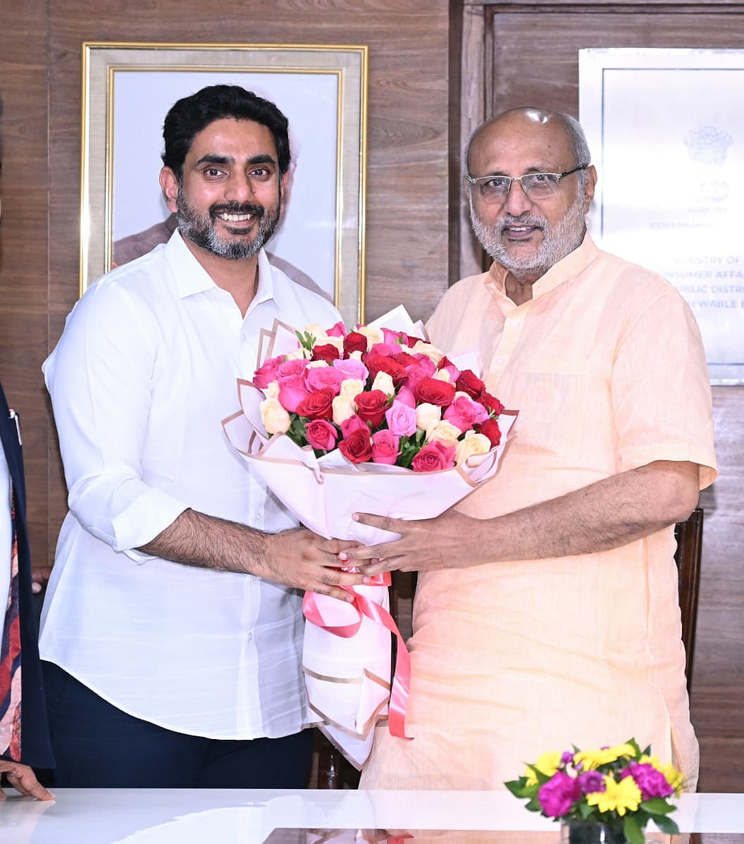 ಉಪರಾಷ್ಟ್ರಪತಿ ಚುನಾವಣೆ: ಸಿ.ಪಿ. ರಾಧಾಕೃಷ್ಣನ್‌ ಭೇಟಿಯಾದ ಟಿಡಿಪಿ ನಾಯಕ