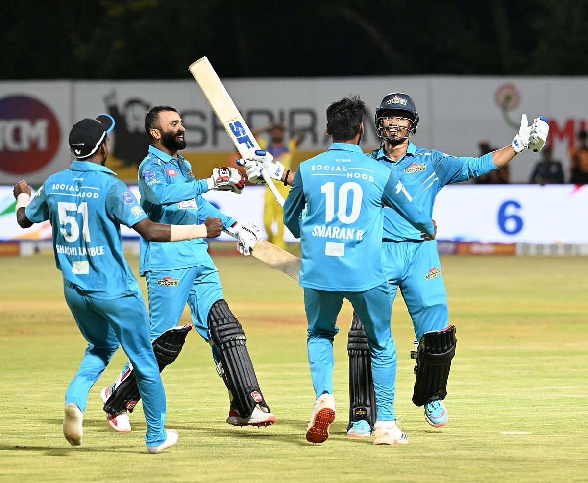 ಮಹಾರಾಜ ಟ್ರೋಫಿ: ಕಡೇ ಎಸೆತದಲ್ಲಿ ದುಬೆ ಗೆಲುವಿನ ಸಿಕ್ಸರ್‌