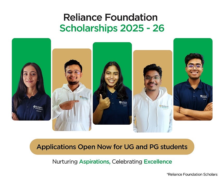 ರಿಲಯನ್ಸ್ ಫೌಂಡೇಷನ್ ವಿದ್ಯಾರ್ಥಿವೇತನಕ್ಕೆ ಅರ್ಜಿ: 5100 ವಿದ್ಯಾರ್ಥಿಗಳಿಗೆ ಅವಕಾಶ