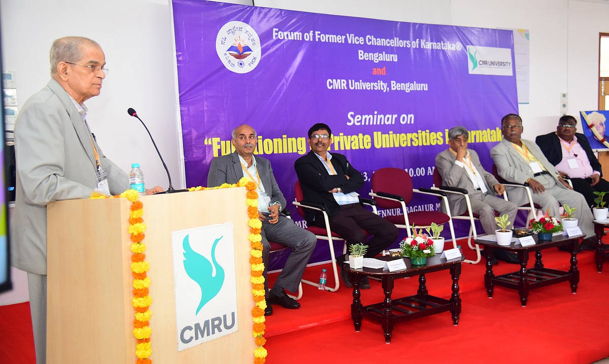 ಸವಾಲು ಎದುರಿಸಲು ಖಾಸಗಿ ವಿವಿಗಳು ಬದ್ಧ: ಕೆ.ಸಿ. ರಾಮಮೂರ್ತಿ