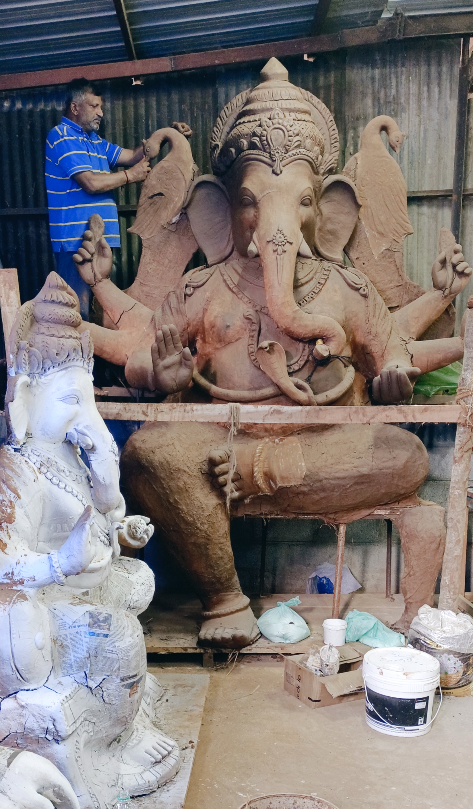12 ಅಡಿ ಎತ್ತರದ ಗಣೇಶ ಮೂರ್ತಿ