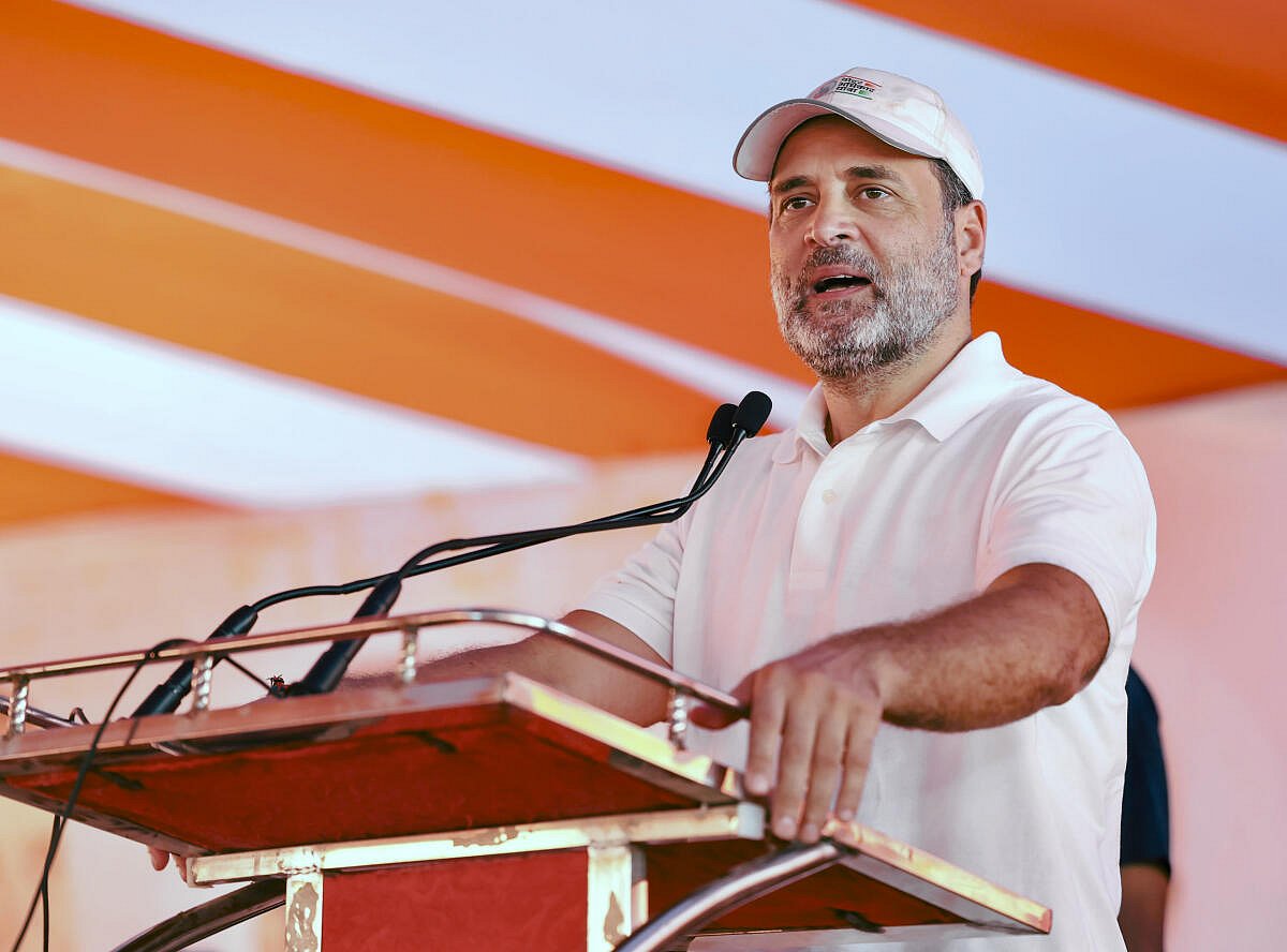 ಸಂವಿಧಾನದ ರಕ್ಷಣೆಗಾಗಿ ಜನರು ಮತದಾನದ ಹಕ್ಕನ್ನು ರಕ್ಷಿಸಿಕೊಳ್ಳಬೇಕು: ರಾಹುಲ್