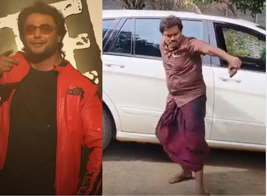 ’ಡೆವಿಲ್’ ಸಿನಿಮಾದ ಹಾಡಿಗೆ ಹೆಜ್ಜೆ ಹಾಕಿದ ನಟ ವಿನೋದ್ ರಾಜ್ 