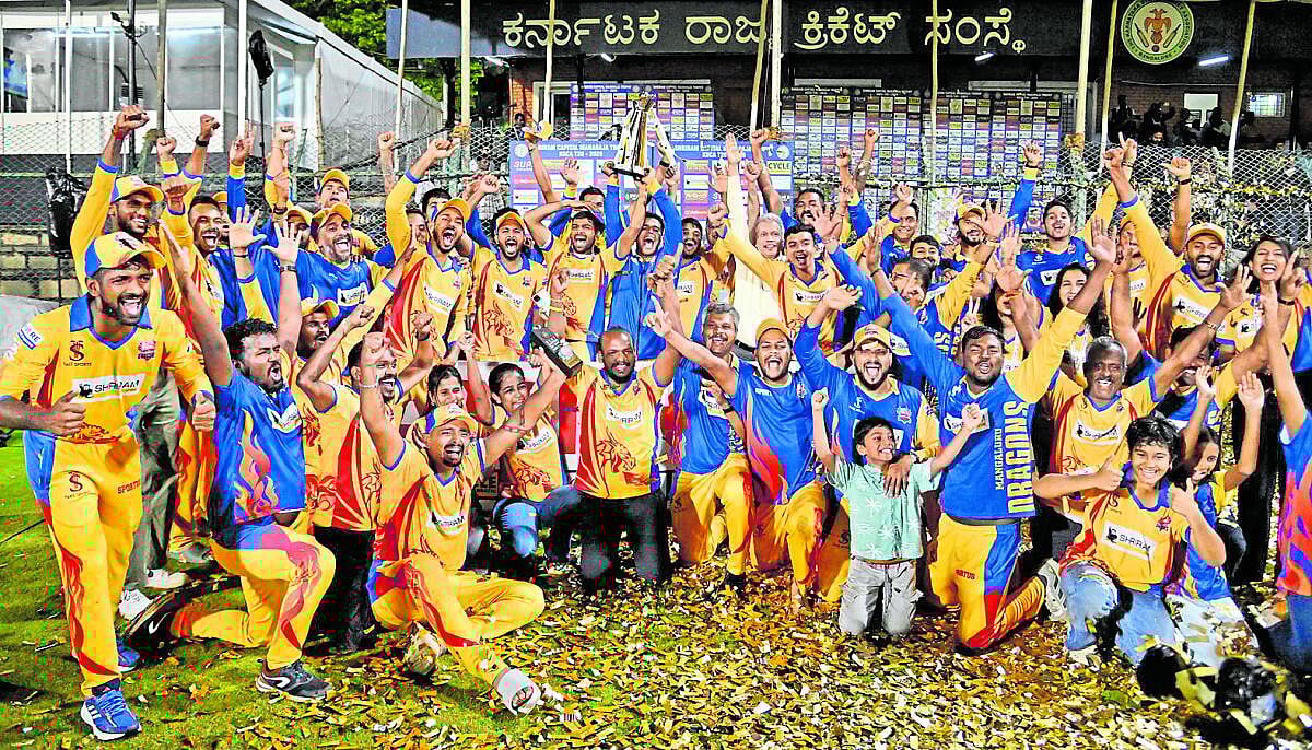 ಮಹಾರಾಜ ಟ್ರೋಫಿ ಫೈನಲ್‌: ಮಂಗಳೂರು ಡ್ರ್ಯಾಗನ್ಸ್‌ ಚಾಂಪಿಯನ್‌