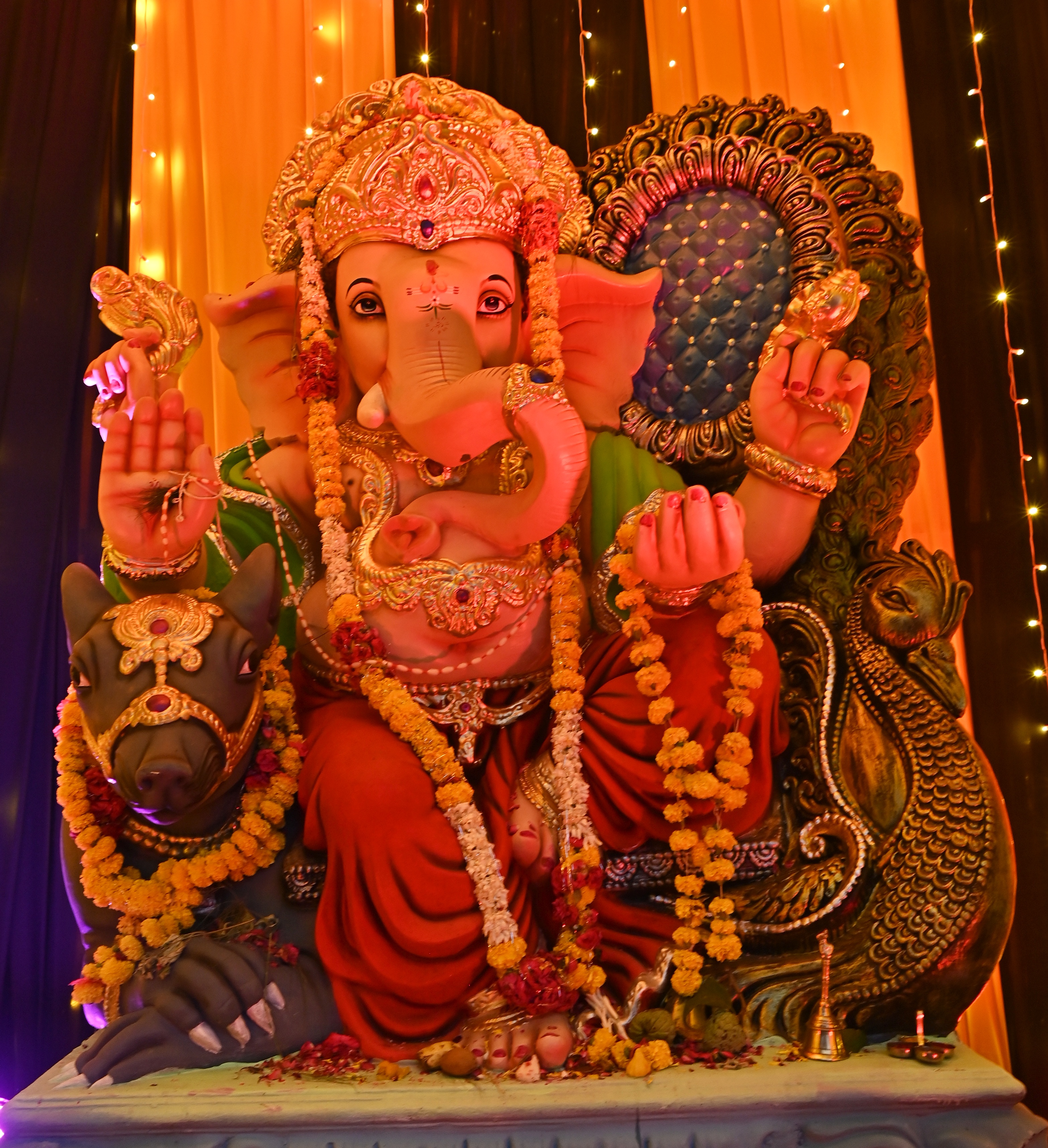 ಕಲಬುರಗಿಯ ಹಮಾಲವಾಡಿಯಲ್ಲಿ ಪ್ರತಿಷ್ಠಾಪನೆಗೊಂಡ ಗಣಪ