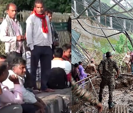 ಜಮ್ಮು | ಕತ್ರಾದಲ್ಲಿ ಭೂಕುಸಿತ: ವೈಷ್ಣೋದೇವಿ ಯಾತ್ರೆ ಸ್ಥಗಿತ; ಯಾತ್ರಿಕರ ಪರದಾಟ