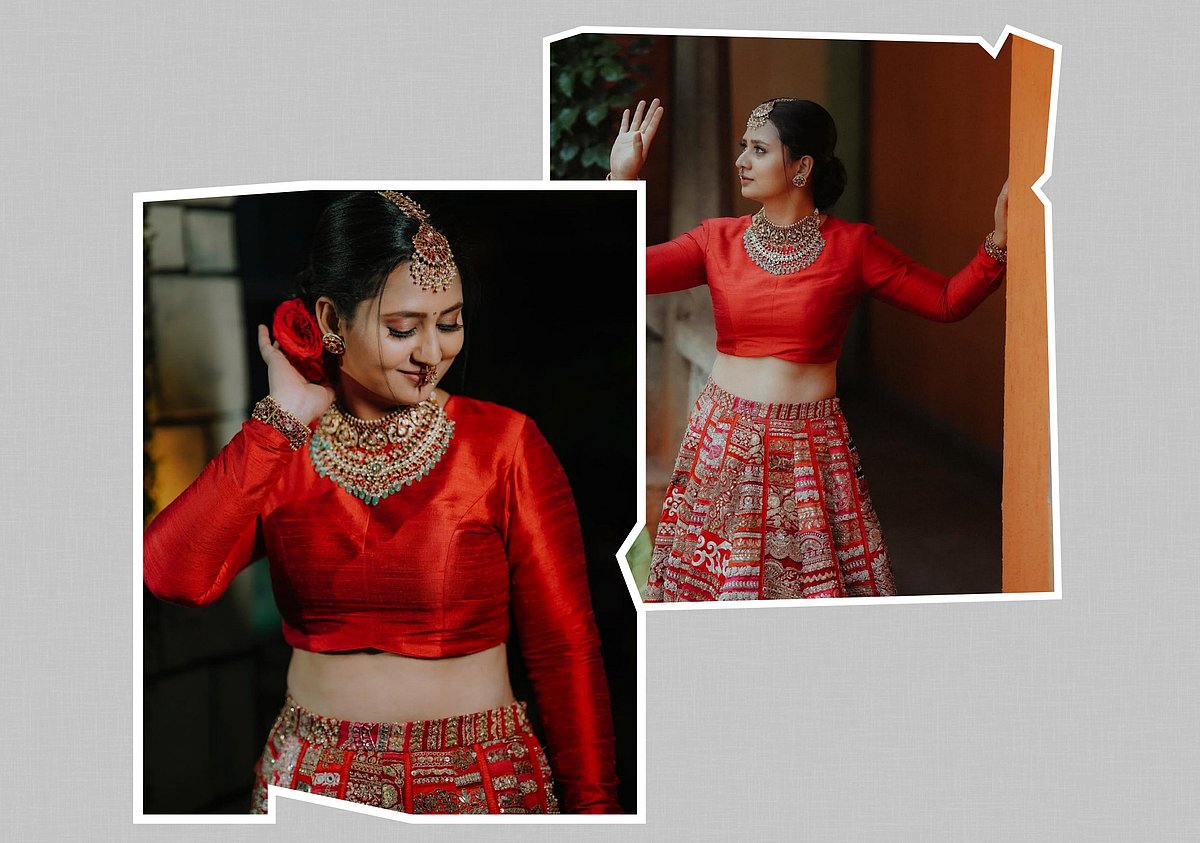 PHOTOS | ಕೆಂಪು ಬಣ್ಣದ ಉಡುಗೆ ತೊಟ್ಟು ಕಂಗೊಳಿಸಿದ ನಟಿ ಅಮೂಲ್ಯ