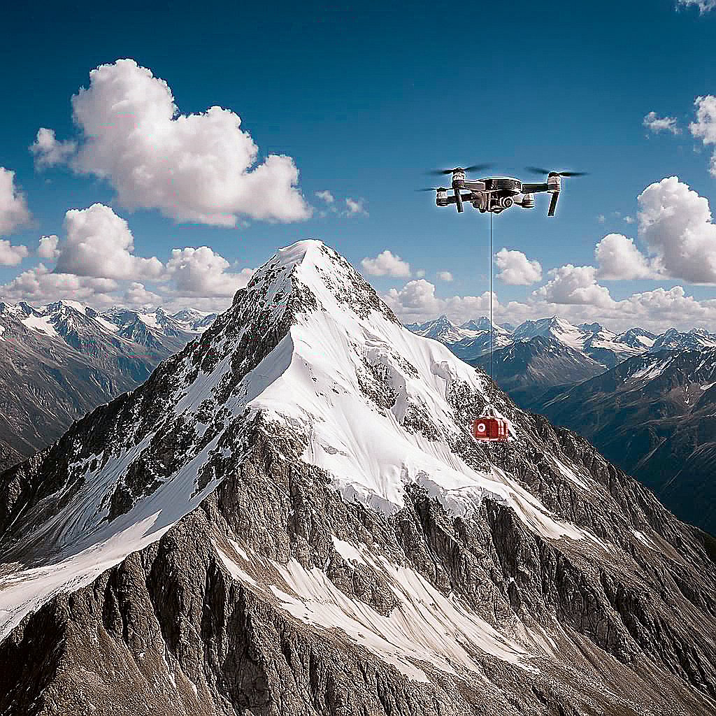 Mount Everest: ಎವರೆಸ್ಟ್‌ ಏರಲು ಡ್ರೋನ್‌ಗಳ ಸಾಥ್‌