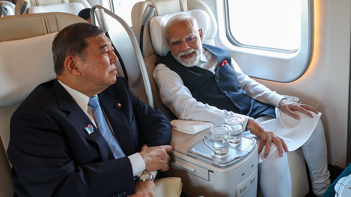 ಟೊಕಿಯೊ–ಸೆಂಡೈ: ಜಪಾನ್‌ ಪ್ರಧಾನಿಯೊಂದಿಗೆ ಬುಲೆಟ್‌ ರೈಲಿನಲ್ಲಿ ಮೋದಿ ಪ್ರಯಾಣ