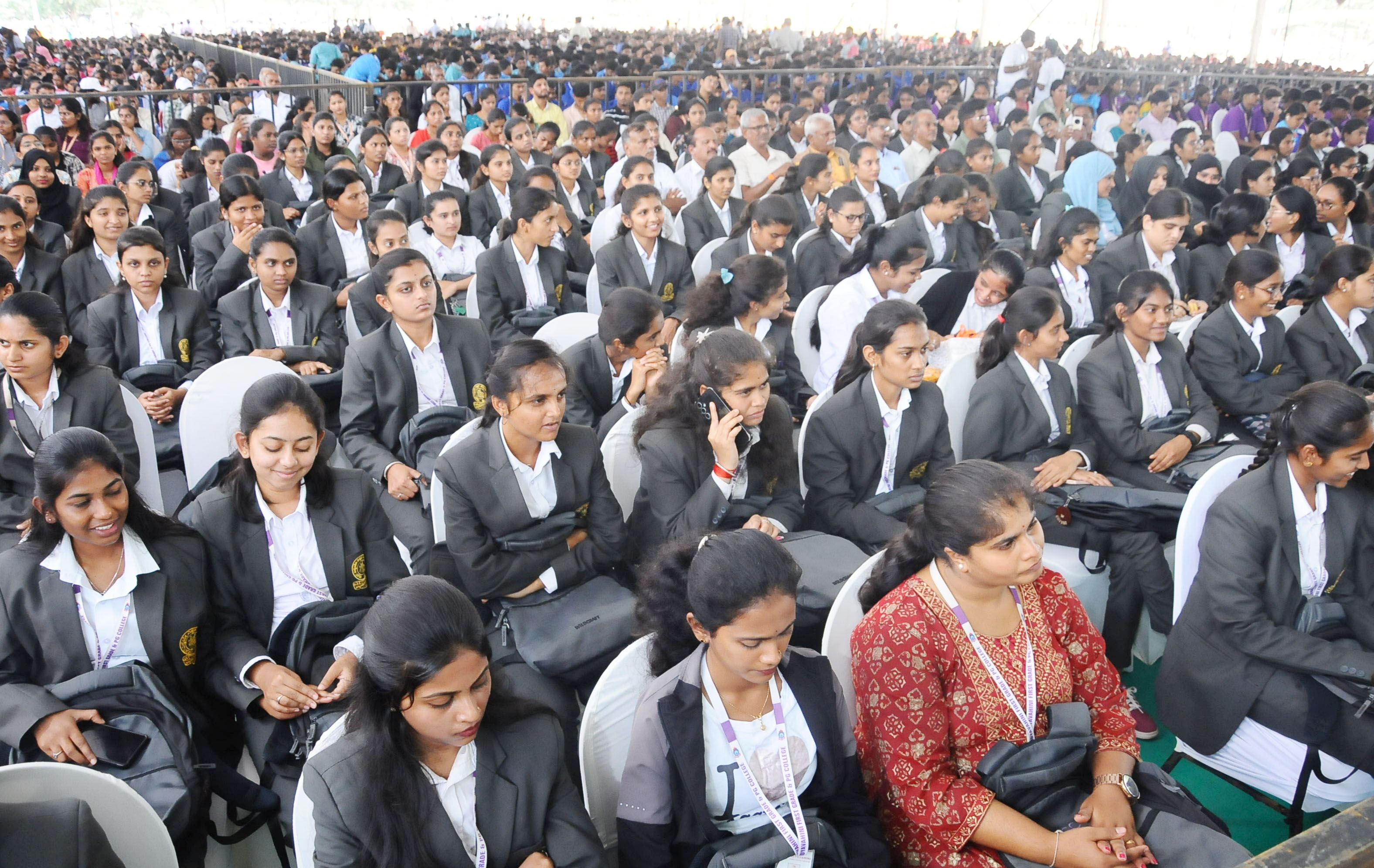 ಕಾರ್ಯಕ್ರಮದಲ್ಲಿ ಭಾಗವಹಿಸಿದ್ದ ವಿದ್ಯಾರ್ಥಿಗಳು