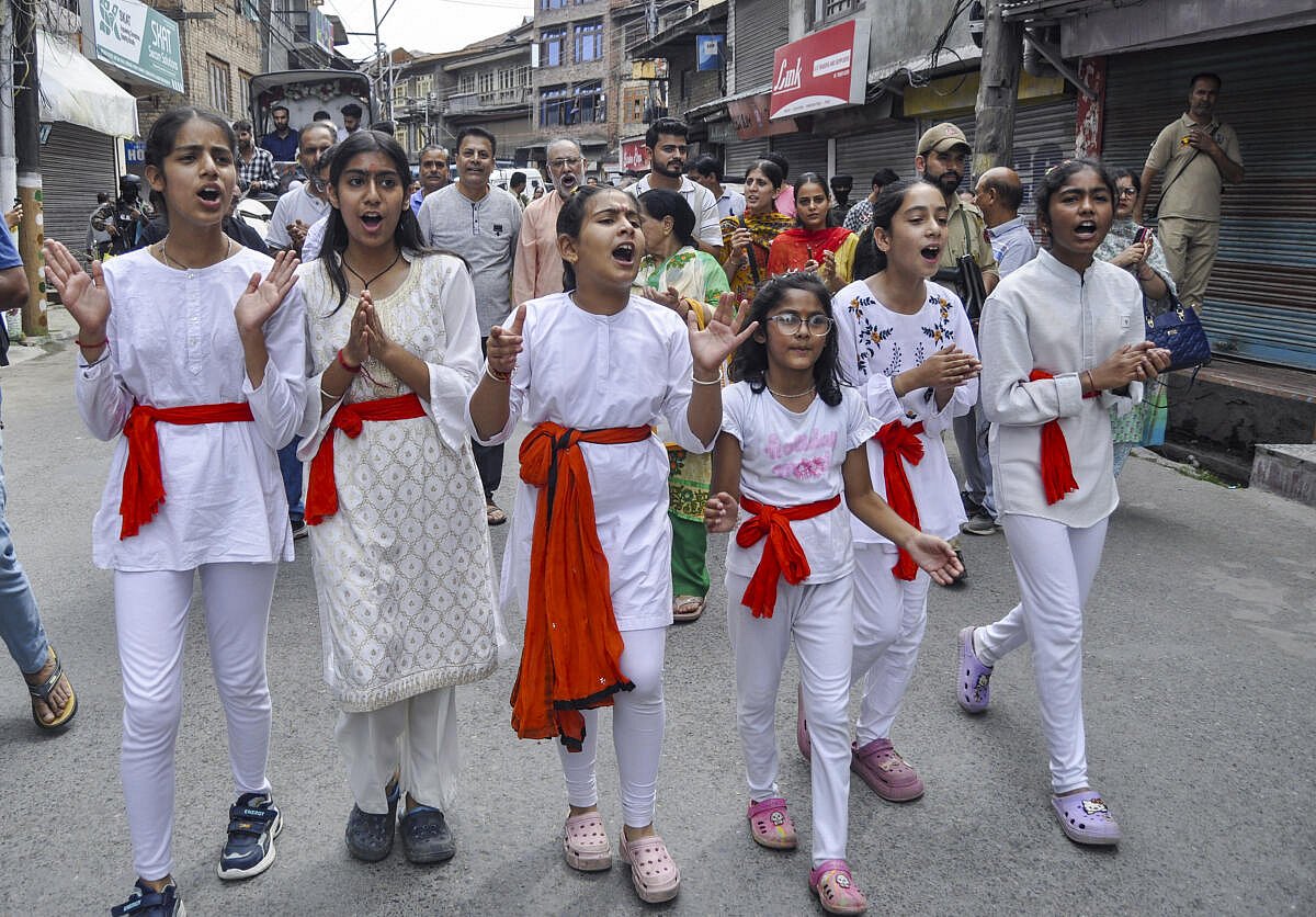Ganesh Chaturthi: 35 ವರ್ಷಗಳ ನಂತರ ಕಾಶ್ಮೀರಿ ಪಂಡಿತರ ರಥಯಾತ್ರೆ
