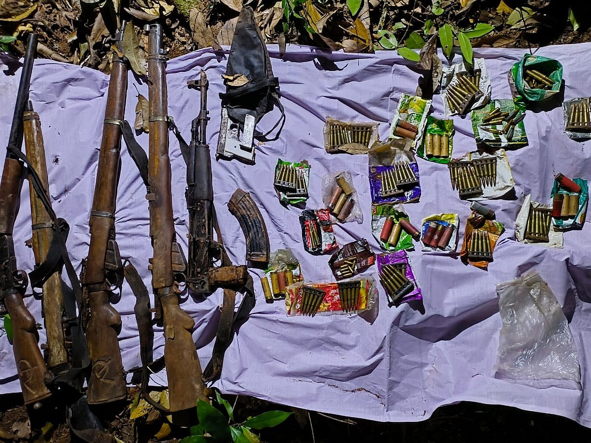 ಮಿಜೋರಾಂನ ಚಂಫೈನಲ್ಲಿ ಶಸ್ತ್ರಾಸ್ತ್ರ ವಶ