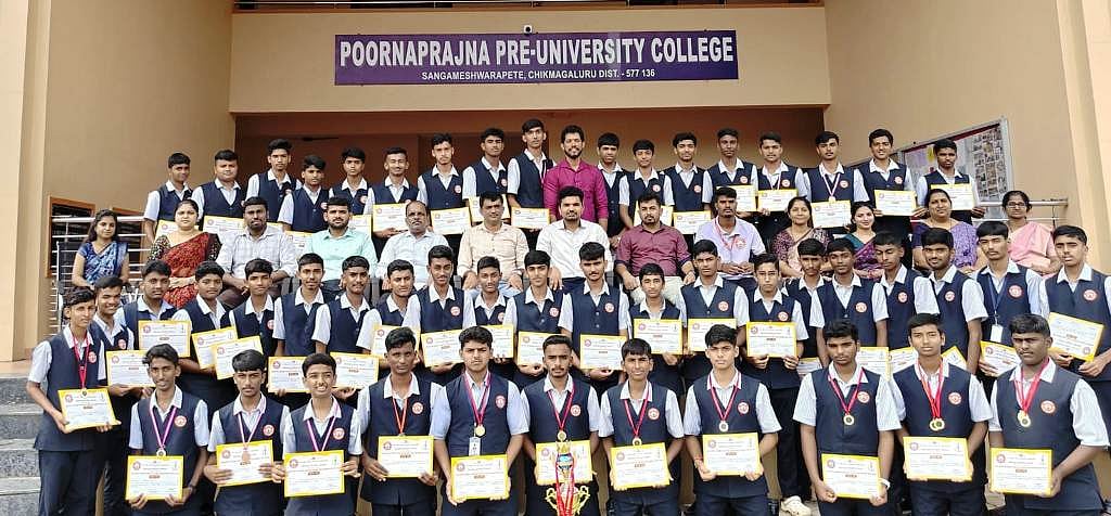ಪೂರ್ಣಪ್ರಜ್ಞಾ ಪದವಿಪೂರ್ವ ಕಾಲೇಜು: 115 ವಿದ್ಯಾರ್ಥಿಗಳು ಜಿಲ್ಲಾ ಮಟ್ಟಕ್ಕೆ