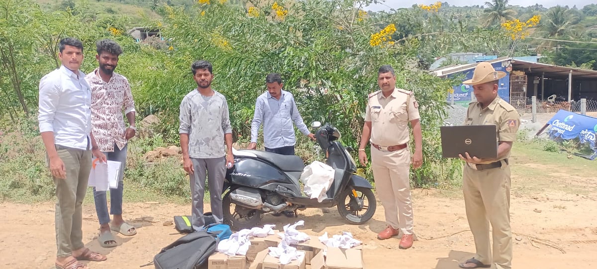 ಮಹದೇಶ್ವರ ಬೆಟ್ಟ | ಮದ್ಯ ಅಕ್ರಮ ಸಾಗಣೆ: ವ್ಯಕ್ತಿ ಬಂಧನ 