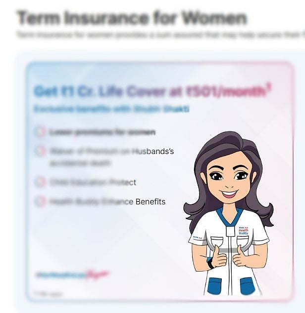 ಟಾಟಾ ಎಐಎ ವಿಮಾ ಕಂಪನಿಯು ಮಹಿಳೆಯರನ್ನು ಕೇಂದ್ರೀಕರಿಸಿ ಅವಧಿ ವಿಮೆ