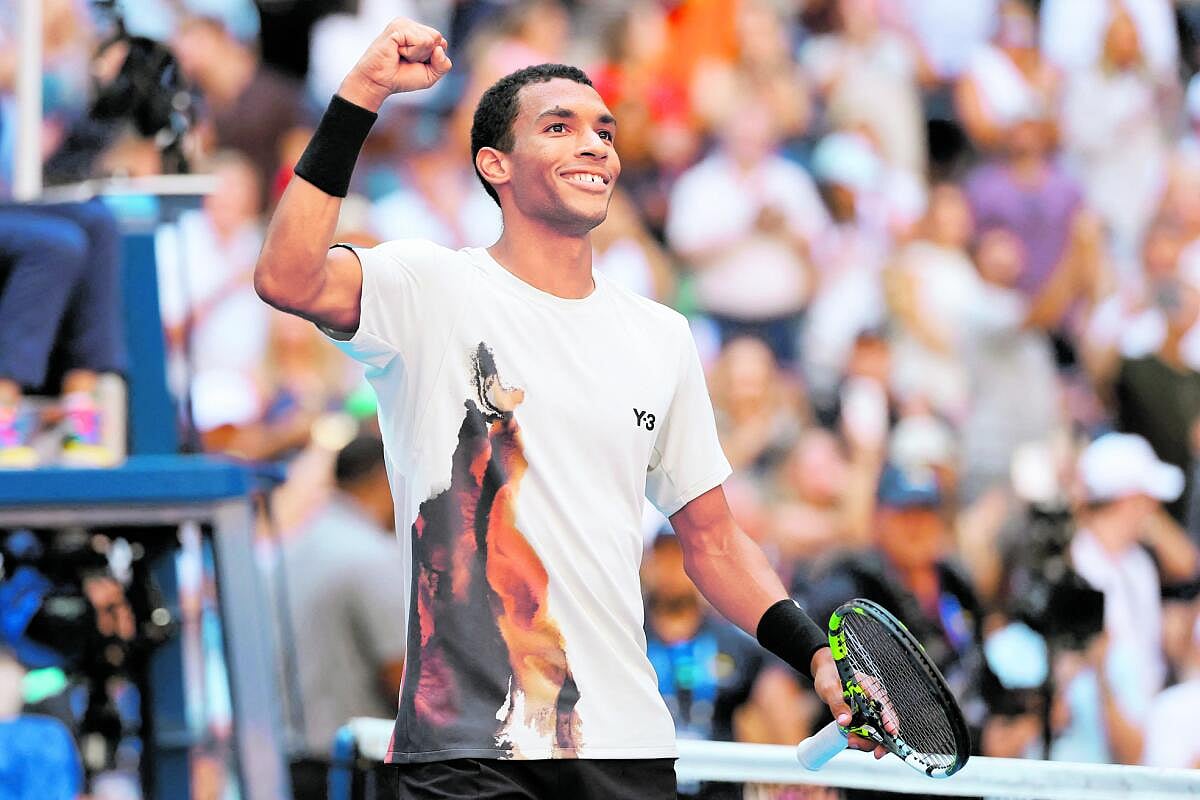 ಅಮೆರಿಕ ಓಪನ್ ಟೆನಿಸ್‌ ಟೂರ್ನಿ: ಸೆಮಿಫೈನಲ್‌ಗೆ ಸಿನ್ನರ್, ಆಲಿಯಾಸೀಮ್