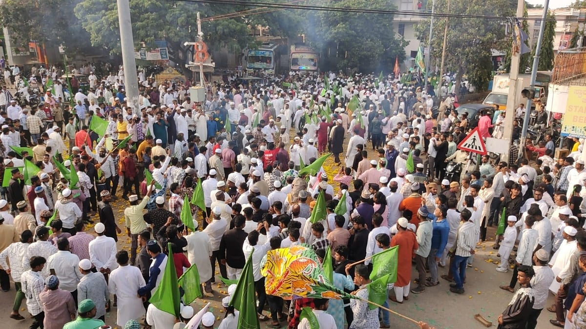 ಚಿಂತಾಮಣಿ | ಈದ್‌ ಮಿಲಾದ್‌: ಬೃಹತ್ ಮೆರವಣಿಗೆ