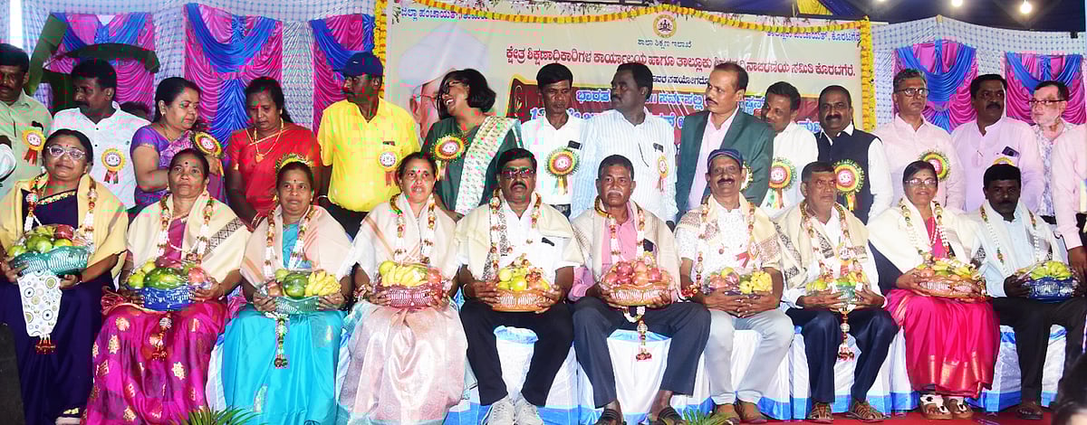 ಕೊರಟಗೆರೆ | ಅಕ್ಷರ ಬಿತ್ತುವ ಬ್ರಹ್ಮ ಶಿಕ್ಷಕ: ಸಾಹಿತಿ ಮ.ಲ.ನ.ಮೂರ್ತಿ 