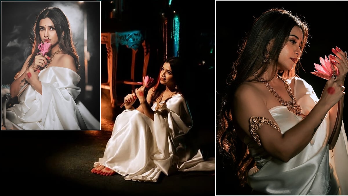 PHOTOS: ಶ್ವೇತ ವರ್ಣದಲ್ಲಿ ಮಿಂಚಿದ ಕನ್ನಡ ನಟಿ ಶ್ವೇತಾ ಚೆಂಗಪ್ಪ 