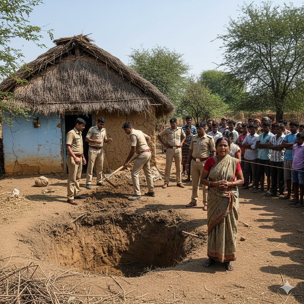 ಕುಡಿದು ಜಗಳವಾಡುತ್ತಿದ್ದ ಗಂಡನನ್ನು ಕೊಲೆ ಮಾಡಿ ಮನೆಯಲ್ಲಿಯೇ ಹೂತು ಹಾಕಿದಳು!