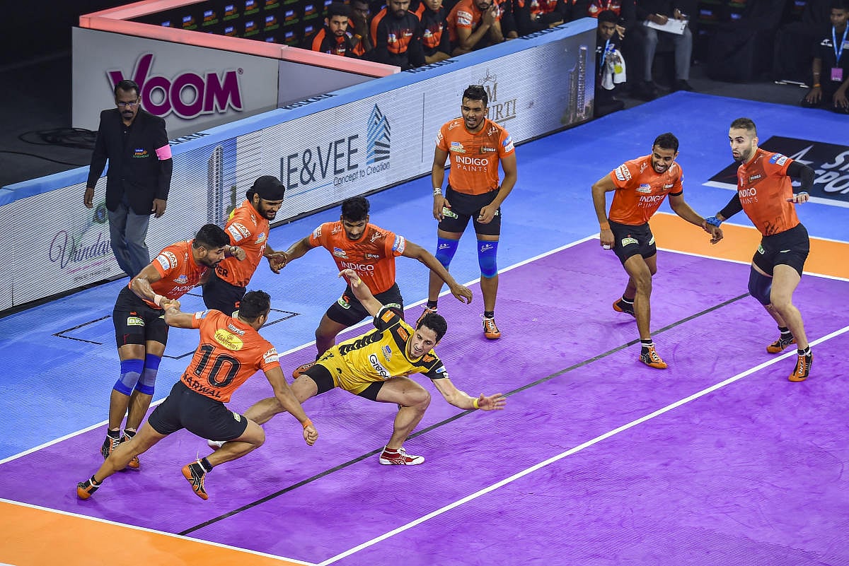 ಪ್ರೊ ಕಬಡ್ಡಿ | ಭರತ್, ವಿಜಯ್ ಅಮೋಘ ಆಟ: ತೆಲುಗು ಟೈಟನ್ಸ್‌ಗೆ ಜಯ