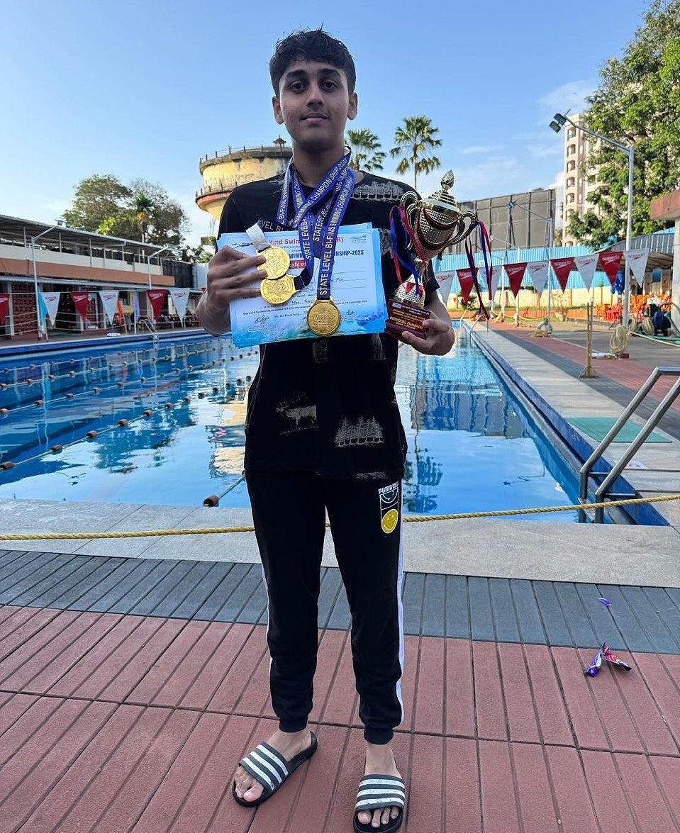 ರಾಜ್ಯಮಟ್ಟದ ಬೈ–ಫಿನ್ ಈಜು ಸ್ಪರ್ಧೆ: ಹಕೀಮ್, ದೇಶ್ನಾ, ವೈಷ್ಣವಿ ಚಾಂಪಿಯನ್‌