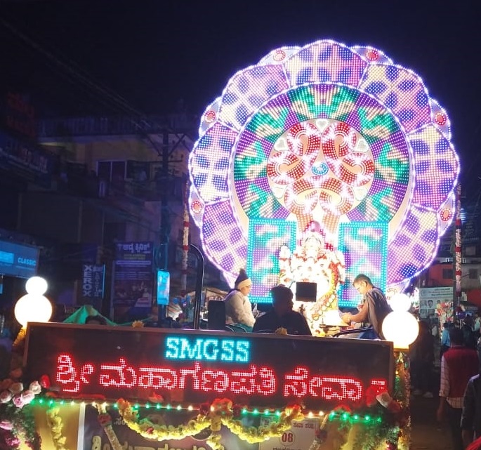 ಪಂಜರಪೇಟೆ ಗಣಪತಿ ಬೀದಿಯ ಮಂಟಪ