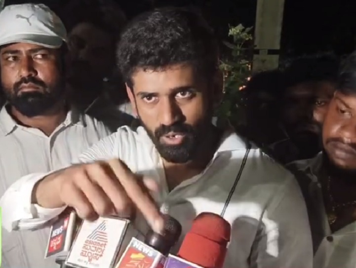 ಘಟನೆ ಬಗ್ಗೆ ಸುದ್ದಿಗಾರರೊಂದಿಗೆ ಮಾತನಾಡಿದ ಸುನಿಲ್‌ ನಂಜೇಗೌಡ