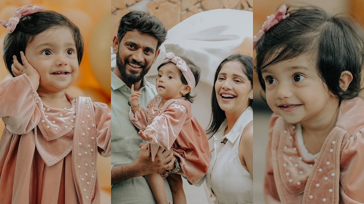 PHOTOS: ಹುಟ್ಟುಹಬ್ಬದ ಸಂಭ್ರಮದಲ್ಲಿ ನಟ ಡಾರ್ಲಿಂಗ್ ಕೃಷ್ಣ ಮುದ್ದಿನ ಮಗಳು ಪರಿ 