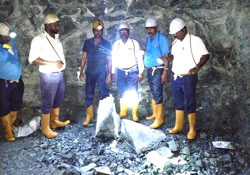 ಹಟ್ಟಿ ಚಿನ್ನದ ಗಣಿ ಅದಿರು‌ ಕುಸಿತ; ಕಾರ್ಮಿಕನಿಗೆ ಗಾಯ