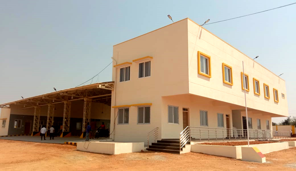 ರಾಯಾಪುರ ಬಳಿ ಉದ್ಘಾಟನೆಗೆ ಕಾಯುತ್ತಿರುವ ಡಿಪೊ