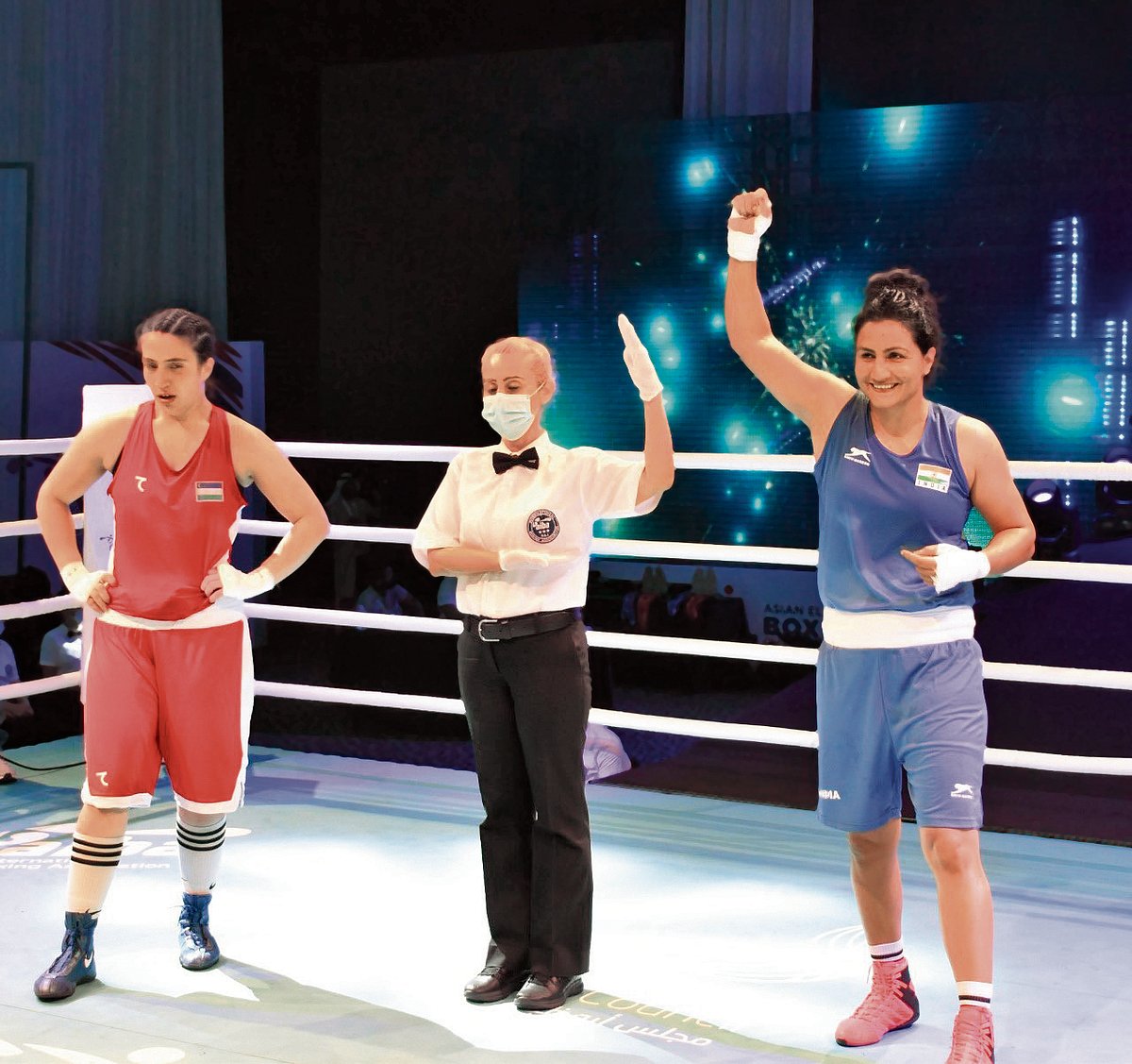 ವಿಶ್ವ ಬಾಕ್ಸಿಂಗ್‌: ನಾಲ್ಕರ ಘಟ್ಟಕ್ಕೆ ಪೂಜಾ