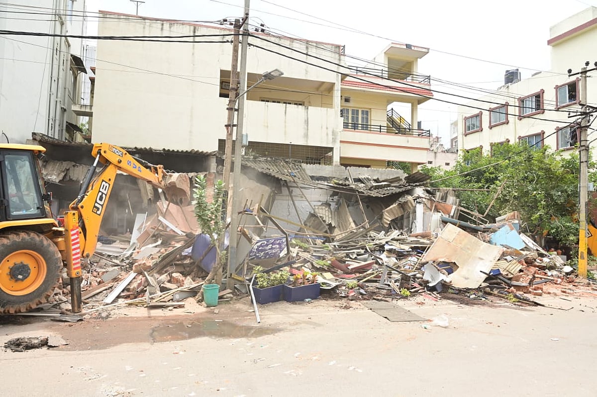 ಬೆಂಗಳೂರು ಅಭಿವೃದ್ಧಿ ಪ್ರಾಧಿಕಾರ | ಕಟ್ಟಡ ಧ್ವಂಸ: ₹3.24 ಕೋಟಿ ಆಸ್ತಿ ವಶ